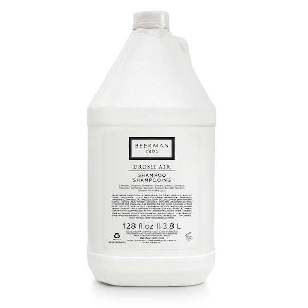 Beekman 1802 Fresh Air Hotel Shampoo by the Gallon for Vacation Rental Dispenser Refill Supplies | GuestOutfitters.com
