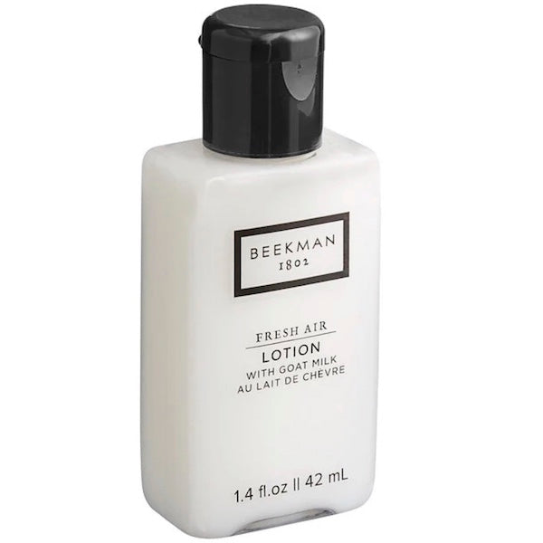 Hotel Size Beekman 1802 Fresh Air Lotion 1.4oz with Goat Milk | Luxury Guest Toiletries
