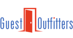 GuestOutfitters.com Company Logo Your Source for Themed Hotel Size Toiletries and Amenities for Vacations Rentals