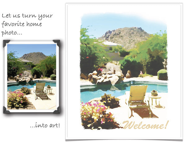 Custom Photo to Art Notecards | GuestOutfitters.com