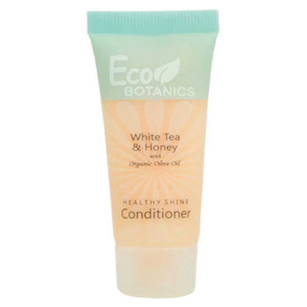Eco Botanics White Tea & Honey Conditioner, .85oz. Hotel Size Tubes for Vacation Rental Homes | GuestOutfitters.com