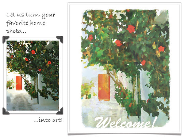 Custom Photo to Art Notecards | GuestOutfitters.com