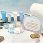 H2O Therapy Hotel Size Toiletry Supplies and Custom Cards for Vacation Rentals | GuestOutfitters.com