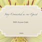 Customizable Laminated Terra Botanics WiFi Access Code Cards for Vacation Rentals | GuestOutfitters.com