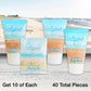 Aqua Organics 40 Piece Motel Bath Toiletry Supply Bundles for Vacation Rentals | GuestOutfitters.com