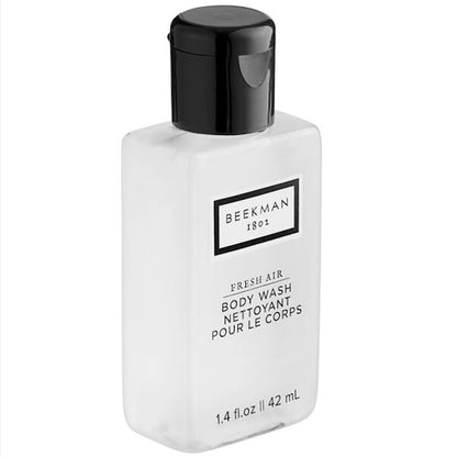 Beekman 1802 Fresh Air Body Wash 1.4oz bottle | Luxury Guest Toiletries