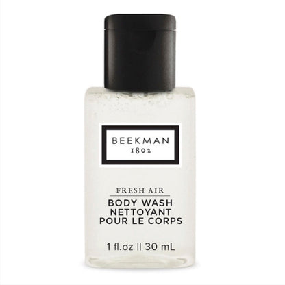 Beekman 1802 Fresh Air 1 oz. Body Wash Bath Toiletry Supplies for Hotels and Vacation Rentals | GuestOutfitters.com