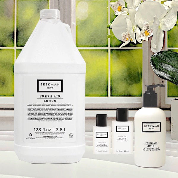 Beekman 1802 Luxury Hotel Body Lotion in 4 Sizes | GuestOutfitters.com