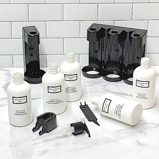 Beekman 1802 Wall Mounted Bath Dispensers, Accessories and Replacement Parts | Vacation Rental Supples at GuestOutfitters.com