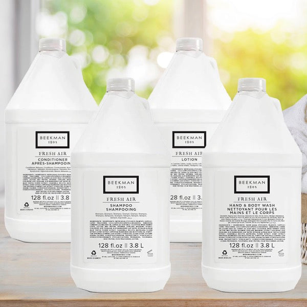 Beekman 1802 Luxury Hotel Gallon Bath Toiletries for Dispenser Refills | GuestOutfitters.com