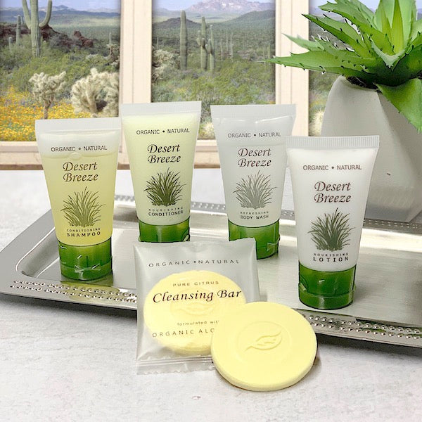 Desert Breeze Vacation Rental Bath Toiletry Supply Bundles | GuestOutfitters.com