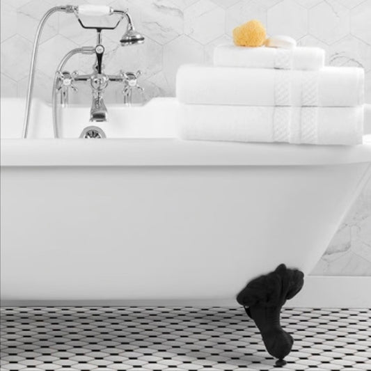 Capitol Collection hotel luxury bath linens from Standard Textile add textured elegance to vacation rental baths | GuestOutfitters.com