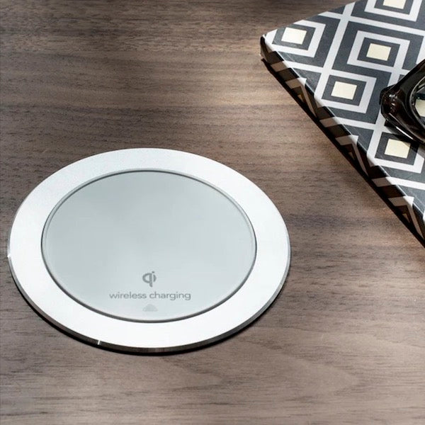 Flush Mount Qi Wireless Charging for Home, Hotels and Vacation Rentals | GuestOutfitters.com