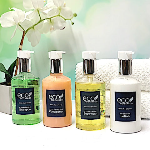 Eco Botanics Th Blanc & Miel Coffret Cadeau | Flacons Pompe 300 ml GuestOutfitters.com Eco Botanics Th Blanc & Miel Coffret Cadeau | Flacons Pompe 300 ml GuestOutfitters.com
