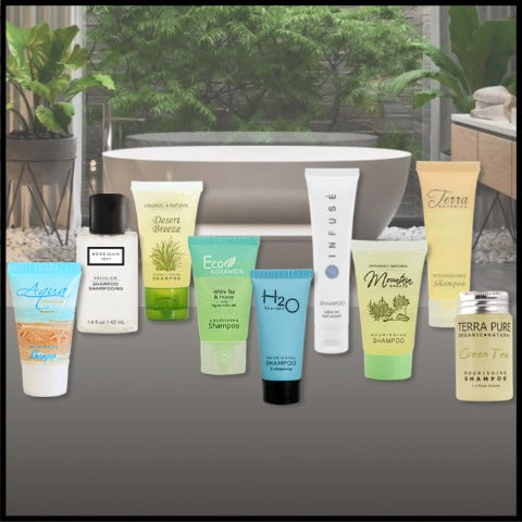 Hotel Collection Sampler Set Guest Bath Toiletry Sample Sets – Travel-Size Amenities in Gift Bags ...