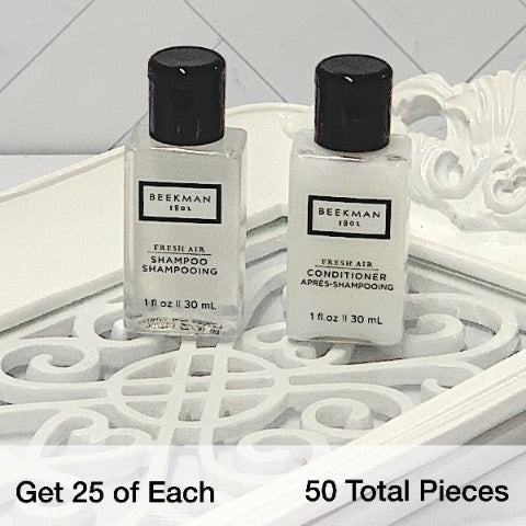 Beekman 1802 50 Piece Hotel Bath Toiletry Supply Bundle for Vacation Rentals | GuestOutfitters.com