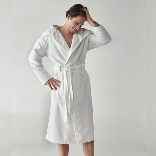 Luxurious Velvet Terry Bailey Bathrobe for Vacation Rentals and Hotels | GuestOutfitters.com