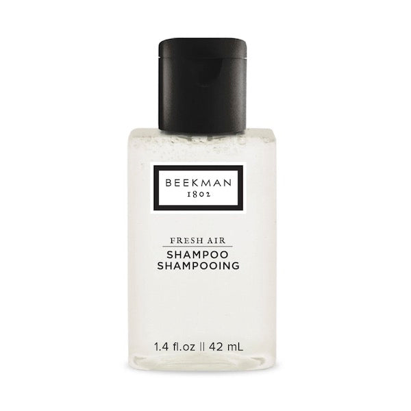 Hotel Size Beekman 1802 Shampoo 1.4oz bottle for Vacation Rental Toiletry Supplies | GuestOutfitters.com