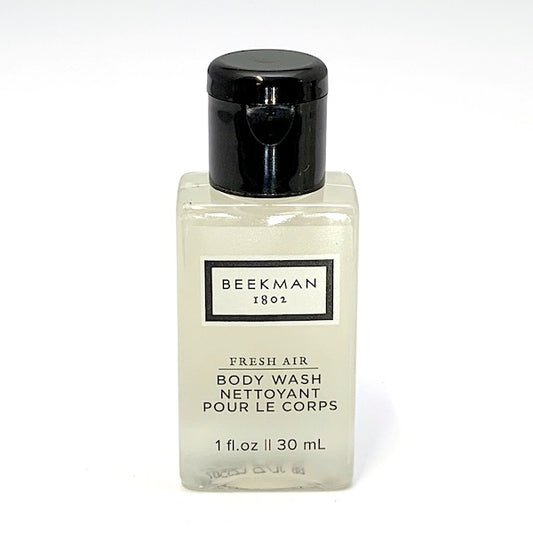 Beekman 1802 Fresh Air 1 oz. Body Wash Bath Toiletry Supplies for Hotels and Vacation Rentals | GuestOutfitters.com