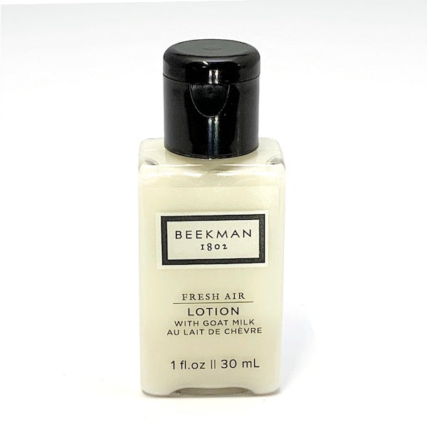 Beekman 1802 Fresh Air 1oz. Lotion Bath Toiletries for Vacation Rentals | GuestOutfitters.com