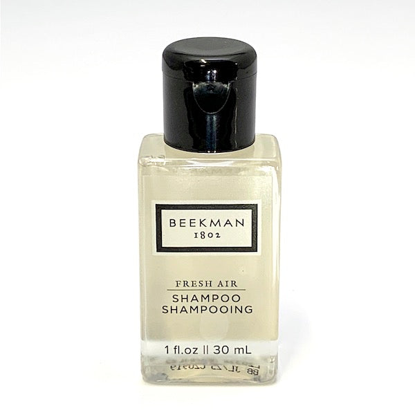 Beekman 1802 Fresh Air 1oz. Shampoo Hotel and Vacation Rental Supplies | Bath Toiletries from GuestOutfitters.com