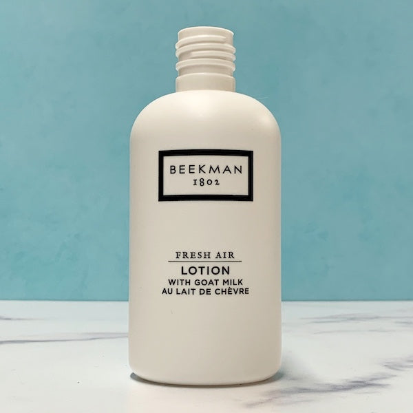 Beekman 1802 Body Lotion Refillable 8.5oz Pump Bottles for Home, Vacation Rentals and Hotels | GuestOutfitters.com