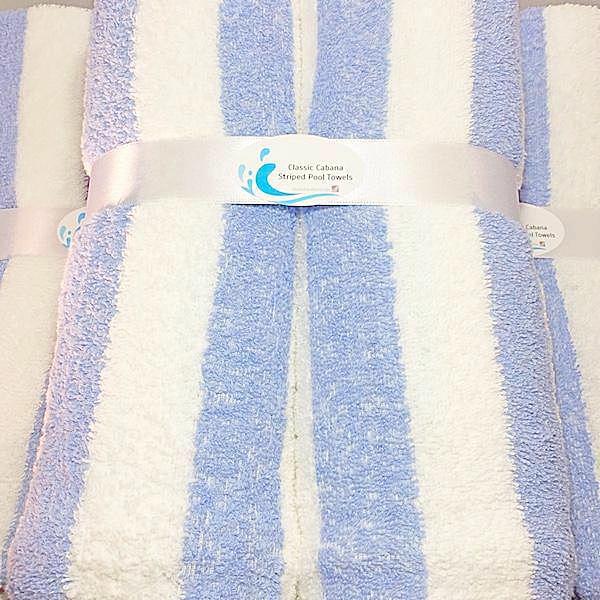 Durable Classic Cabana Hotel Pool Towels | GuestOutfitters.com