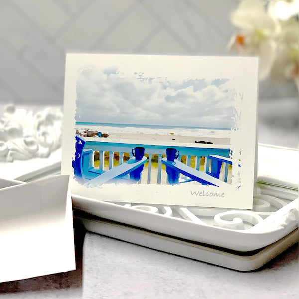Custom Printed Notecards for Airbnb, VRBO, Turnkey Vacation Rentals | GuestOutfitters.com