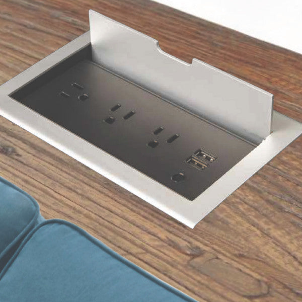 DIY Project, Build a Sofa Back Table With Power and USB Outlets
