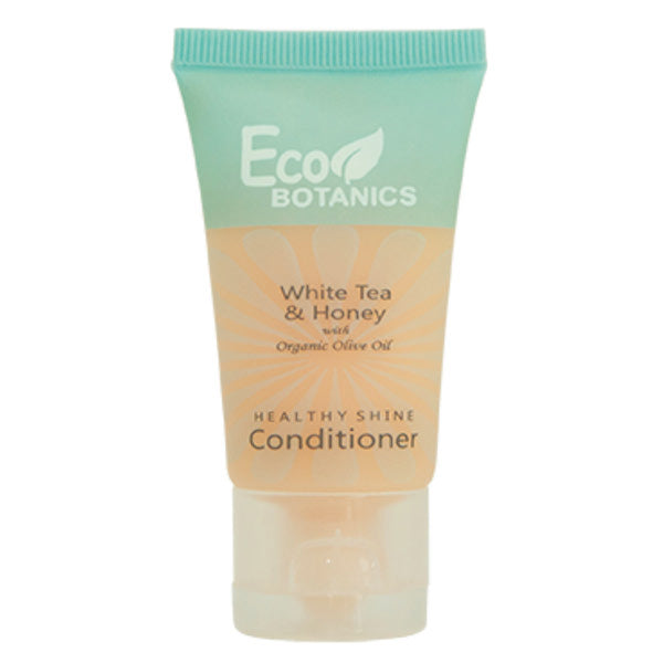 Eco Botanics White Tea & Honey Conditioner, 1oz. Hotel Size Toiletry Tubes | GuestOutfitters.com