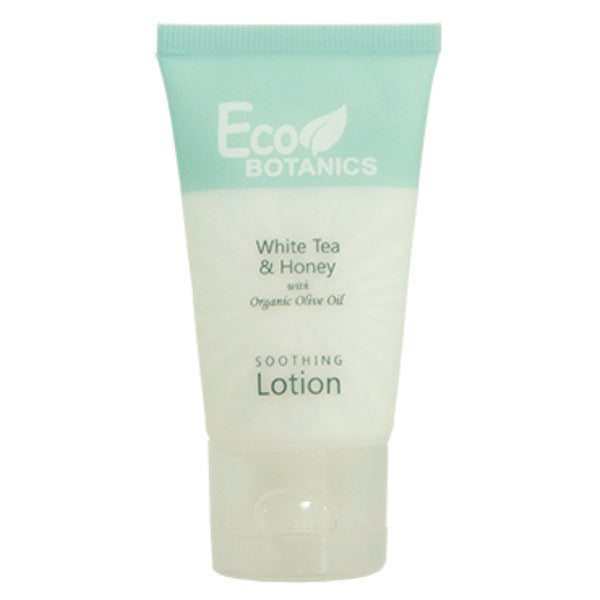 Eco Botanics White Tea & Honey Lotion, 1oz. Hotel Size Bath Toiletries | GuestOutfitters.com