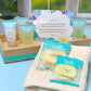 Eco Botanics White Tea and Honey Hotel Size Soap Bars and Custom Cards for Vacation Rentals | GuestOutfitters.com