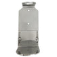 Eco Lux Chrome Bath Dispenser bracket for single 10.14oz. pump bottle of Eco Botanics Shampoo, Conditioner or Body Wash | GuestOutfitters.com