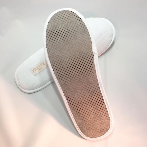 Frette 1860 Luxury Disposable Hotel Slippers with No-Skid Soles | GuestOutfitters.com