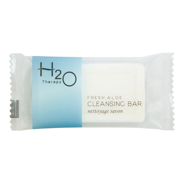 H2O Therapy Aloe Cleansing Bar | Hotel Size Bar Soap | GuestOutfitters.com