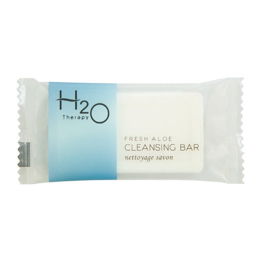 H2O Therapy Aloe Cleansing Soap Bar for Vacation Rental Bath Toiletry Supplies | GuestOutfitters.com