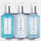 Triple EcoLux Chrome Dispenser Bracket for Infuse Bath Toiletry Refillable 10.14oz Pump Bottles | GuestOutfitters.com
