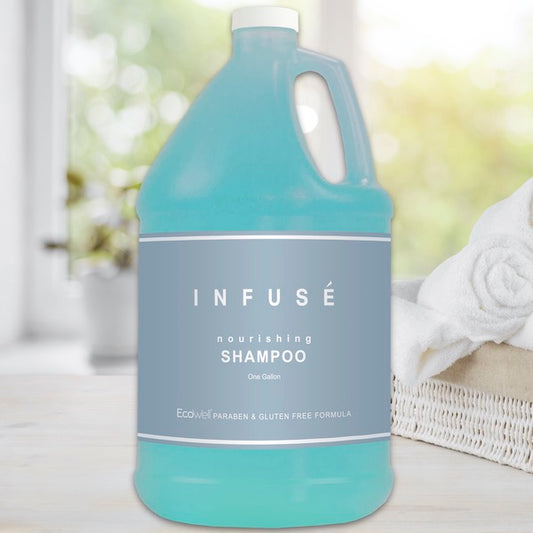 Infuse White Tea and Coconut Shampoo by the Gallon for Vacation Rental Dispenser Refills | GuestOutfitters.com