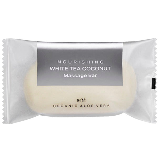 Resort Quality Infusé White Tea & Coconut Massage Bars for luxury soap needs at Airbnb, vrbo vacation rentals | GuestOutfitters.com