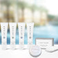 Hotel Size Infusé White Tea and Coconut Toiletry Collection for Vacation Rental Homes | GuestOutfitters.com