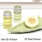 Hotel Size Terra Pure Green Tea 75 Piece Bath Toiletry Bundles for Vacation Rentals | GuestOutfitters.com