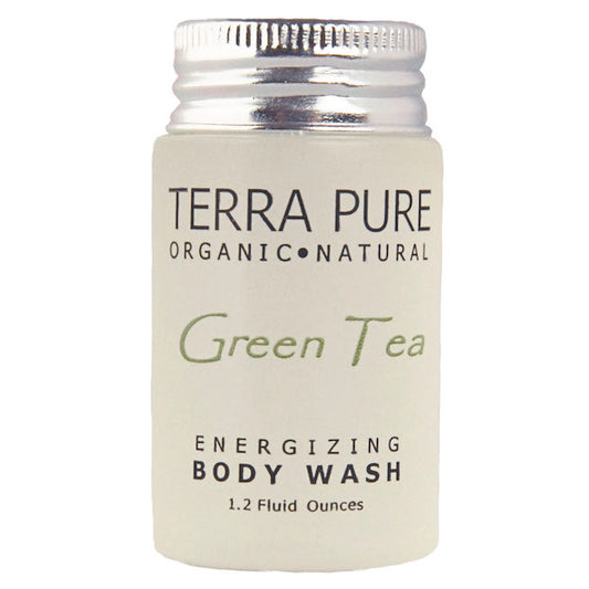 Terra Pure Green Tea Hotel Size Body Wash for Vacation Rentals | GuestOutfitters.com