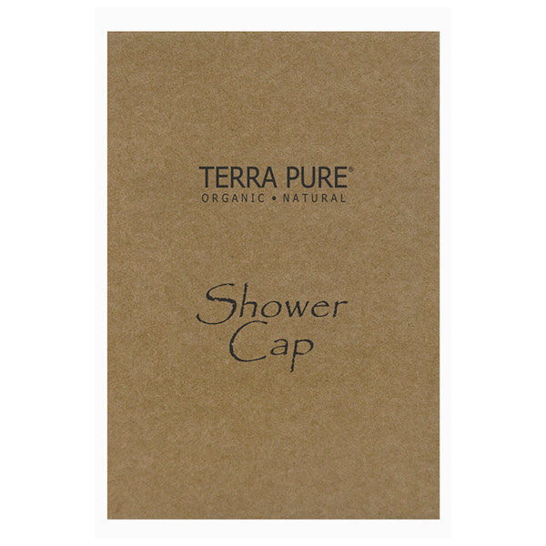 Terra Pure Green Tea Spa Shower Cap Hotel Size Amenities | GuestOutfitters.com