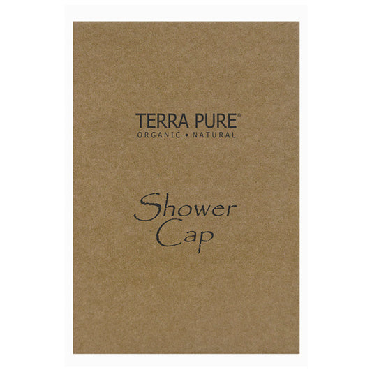 Terra Pure Green Tea Spa Shower Cap Hotel Size Amenities | GuestOutfitters.com