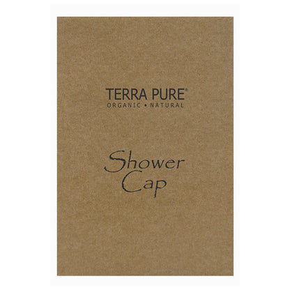 Terra Pure Green Tea Spa Shower Cap Hotel Size Amenities | GuestOutfitters.com