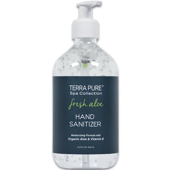 Terra Pure Fresh Aloe Hand Sanitizer for vrbo and bed and breakfasts | GuestOutfitters.com