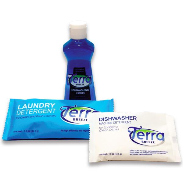 Terra Breeze Dishwasher Detergent, Single Use Size Packets