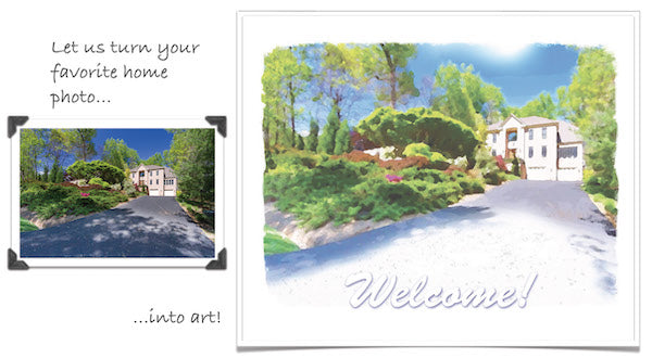 Custom Photo to Art Notecards | GuestOutfitters.com