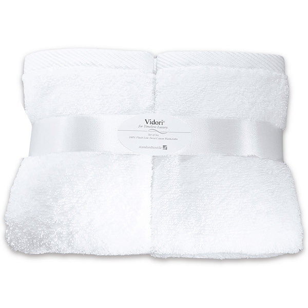 Luxury Hotel Vidori® Washcloths for Vacation Rental Bath Linen Supplies | GuestOutfitters.com
