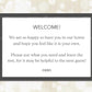 Custom Printed Guest Welcome Cards for Vacation Rentals Supplies | GuestOutfitters.com